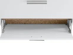 Móvel De Arrumação|Sapateira|Loft24 Bill | Sapateira com 2 Abas e 1 Aba de Tampo Branco
