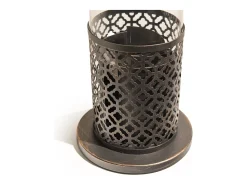 Lareira| Biolareira de mesa a bioetanol TOLOSA Ouro D20 x H49,5 interno externo Preto