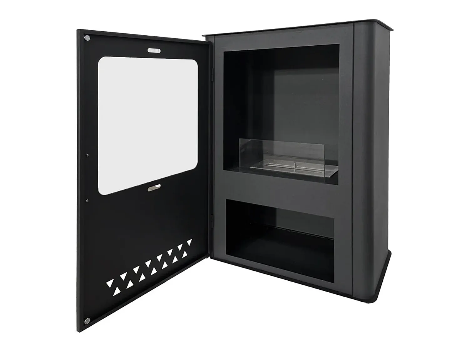 New Biolareira de piso para fogão a bioetanol LUISA W50xD30xH68 Preto