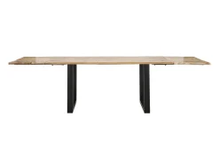 BORDA TUDO. CM 180X90X77-COMPRIMENTO TOTAL 280 (MADEIRA MANGA) Castanho