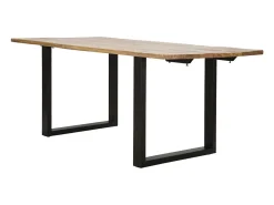 BORDA TUDO. CM 180X90X77-COMPRIMENTO TOTAL 280 (MADEIRA MANGA) Castanho