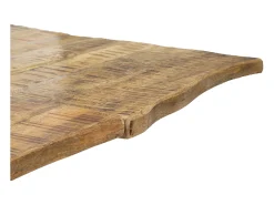 BORDA TUDO. CM 180X90X77-COMPRIMENTO TOTAL 280 (MADEIRA MANGA) Castanho