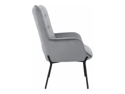 Poltrona|Loft24 Boris | Cadeira de escritório Stax Cinza Claro Cinzento