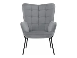 Poltrona|Loft24 Boris | Cadeira de escritório Stax Cinza Claro Cinzento