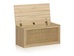 duehome Bota de fabrico Pino - Rattan^ Móvel De Arrumação|Sapateira