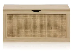 duehome Bota de fabrico Pino - Rattan^ Móvel De Arrumação|Sapateira