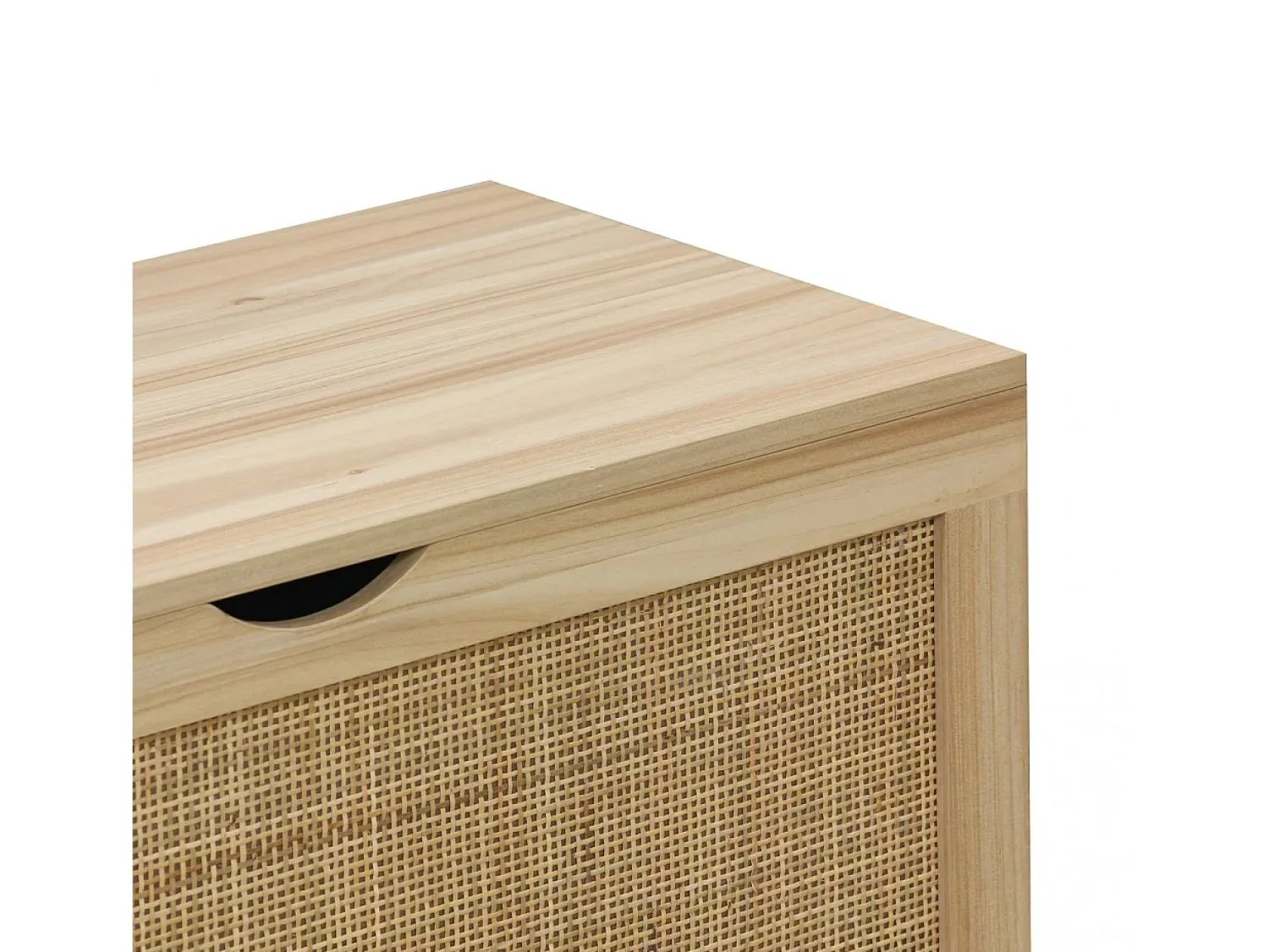 duehome Bota de fabrico Pino - Rattan^ Móvel De Arrumação|Sapateira