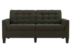 Sofá|Dorel Home Bowie | Sofá 3 lugares em Linen Grey Cinzento