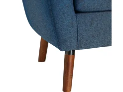Poltrona|Dorel Home Brie | Cadeira de apoio em linho Azul