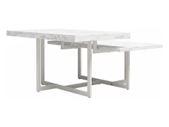 Mesa De Centro*CosmoLiving by Cosmopolitan Brielle | Mesa de Centro em Mármore Branco
