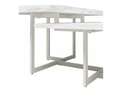 Mesa De Centro*CosmoLiving by Cosmopolitan Brielle | Mesa de Centro em Mármore Branco