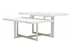 Mesa De Centro*CosmoLiving by Cosmopolitan Brielle | Mesa de Centro em Mármore Branco