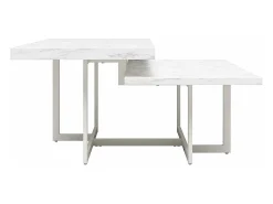 Mesa De Centro*CosmoLiving by Cosmopolitan Brielle | Mesa de Centro em Mármore Branco