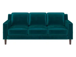 Sofá*Dorel Home Brynn | Sofá de 3 lugares em Veludo Verde