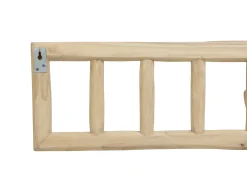 Cabide De Pé|Vente-unique Cabide 6 ganchos em madeira de teca - C70 x L11 x A20 cm - Cor: natural - LIPALIA Natural claro