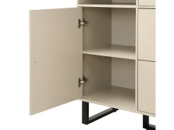 Móvel De Entrada* Cabide - roupeiro com 2 gavetas e 3 portas - arrumação aberta Bege