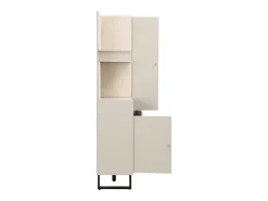 Móvel De Entrada* Cabide - roupeiro com 2 gavetas e 3 portas - arrumação aberta Bege