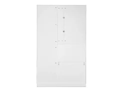 Móvel De Entrada|Hauss Spole Cabide com espelho, sapateira e banco - Móvel para hall de entrada 110x33x185,5 cm Branco