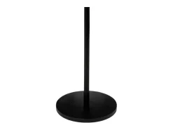 New Five Cabide circular para corredor com 8 cabides estilo industrial, 176 cm Preto