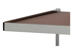 Casa Vital Cabide de parede - MDF - Prata - VESTA Prateado
