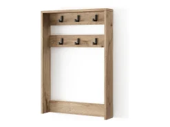 Cabide De Pé*Vicco Cabide de parede carvalho viking 60x12.1x85 eliza Natural escuro