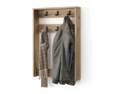 Cabide De Pé*Vicco Cabide de parede carvalho viking 60x12.1x85 eliza Natural escuro