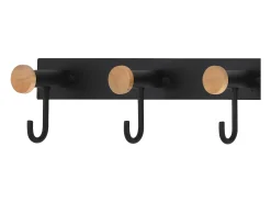 Sale Casa Vital Cabide de parede com 5 ganchos - metal - - VEDIA Preto
