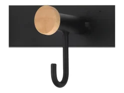 Clearance Casa Vital Cabide de parede com 4 ganchos - metal - - VEDIA Preto