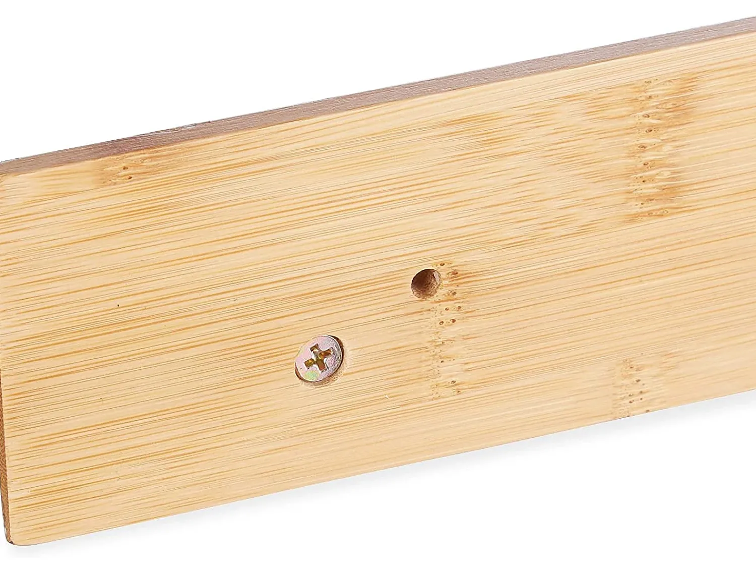 Clearance Helloshop26 Cabide de parede em bambu com 4 ganchos 13_0002204 Castanho