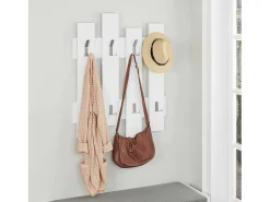 Cabide De Pé|Dmora Cabide Dpons, cabide, cabide multiusos, cabide de parede, 64x4 h79 cm, Branco