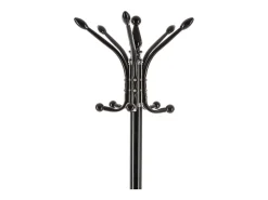 Five Cabide Giratório com 14 Ganchos em Metal e Mármore H 182 cm^ Cabide De Pé