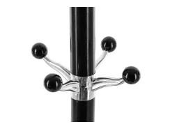 Five Cabide Giratório com 14 Ganchos em Metal e Mármore H 182 cm^ Cabide De Pé