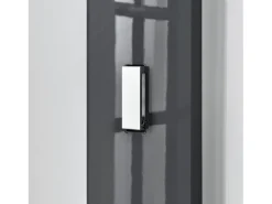 Cabide De Pé|Helloshop26 Cabide guarda-roupa parede ganchos para roupas painel de parede 170 cm cinza 03_0002144 Cinzento
