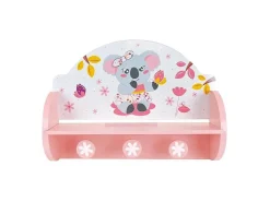 Cabide De Pé| Cabide MIMI KOALA com armazenamento para crianças Rosa