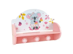 Cabide De Pé| Cabide MIMI KOALA com armazenamento para crianças Rosa