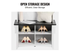 Outlet Cabide para Entrada, com 5 Ganchos, Branco