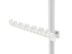 New Helloshop26 Cabide telescópico com altura ajustável 110 - 305 cm 03_0003506 Branco
