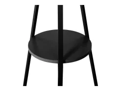 New 5five Cabideiro auxiliar de metal com 9 cabides, 180 cm Preto