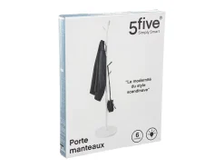 Cabide De Pé*Five Cabideiro de pé com 6 cabides, , 176 cm Branco