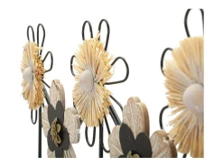 Cabide De Pé| Cabides de Parede Flores 1, Castanho, 61x5,5x30,5 cm, Kendra Home Preto