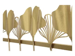 Cabide De Pé* Cabides de Parede Folha 8, Ouro, 66,2x6x26,3 cm, Kendra Home Dourado