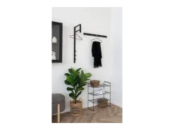 Best Cabides de Parede Trento, , 30x3x82 cm, Kendra Home Preto