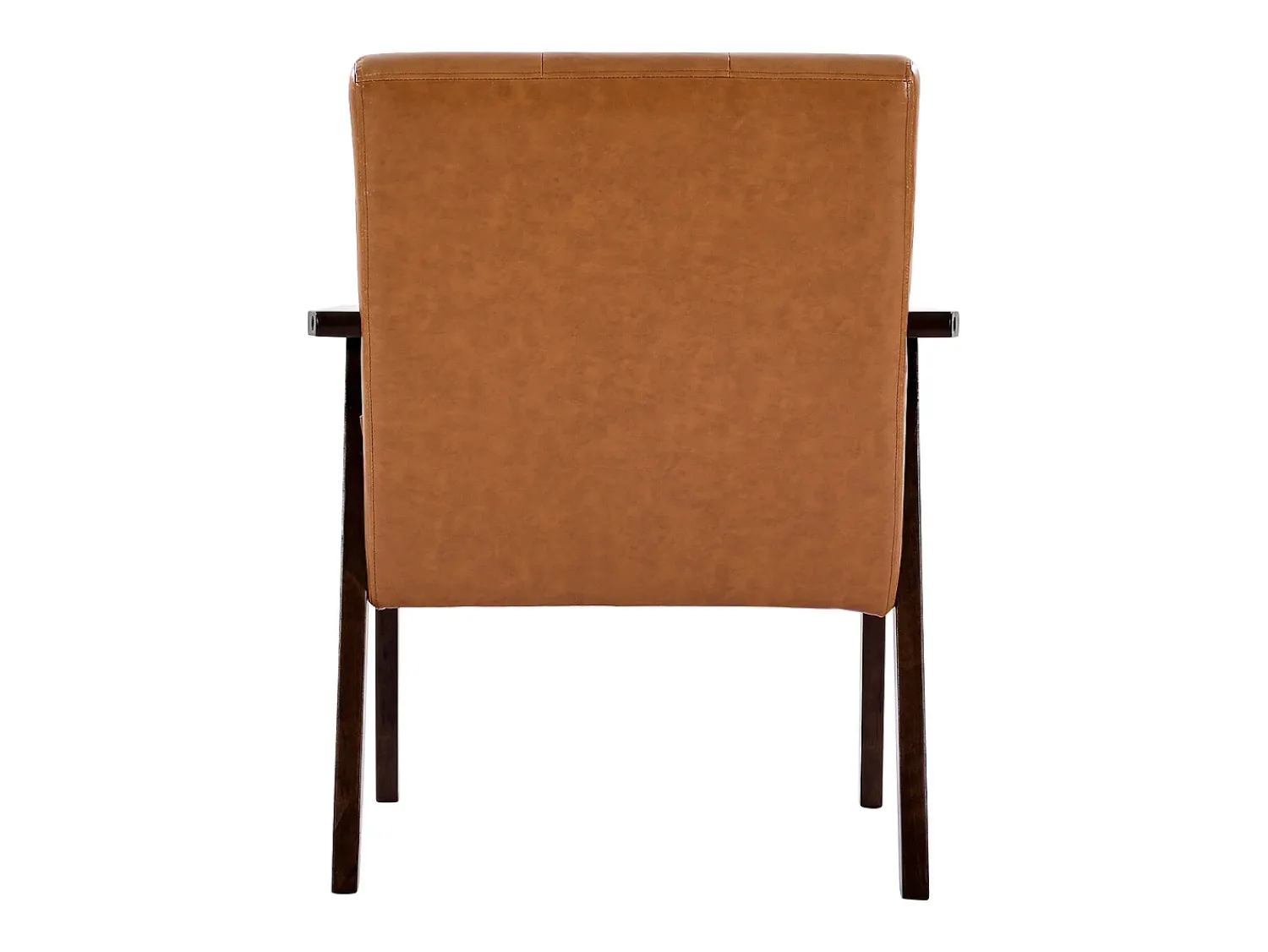 Discount Cadeira Auxiliar SucceBuy, com Estrutura em Madeira Maciça e Pés Antiderrapantes, Cadeira Decorativa com Couro Sintético e Almofada Macia, para Quarto, Escritório Multicor