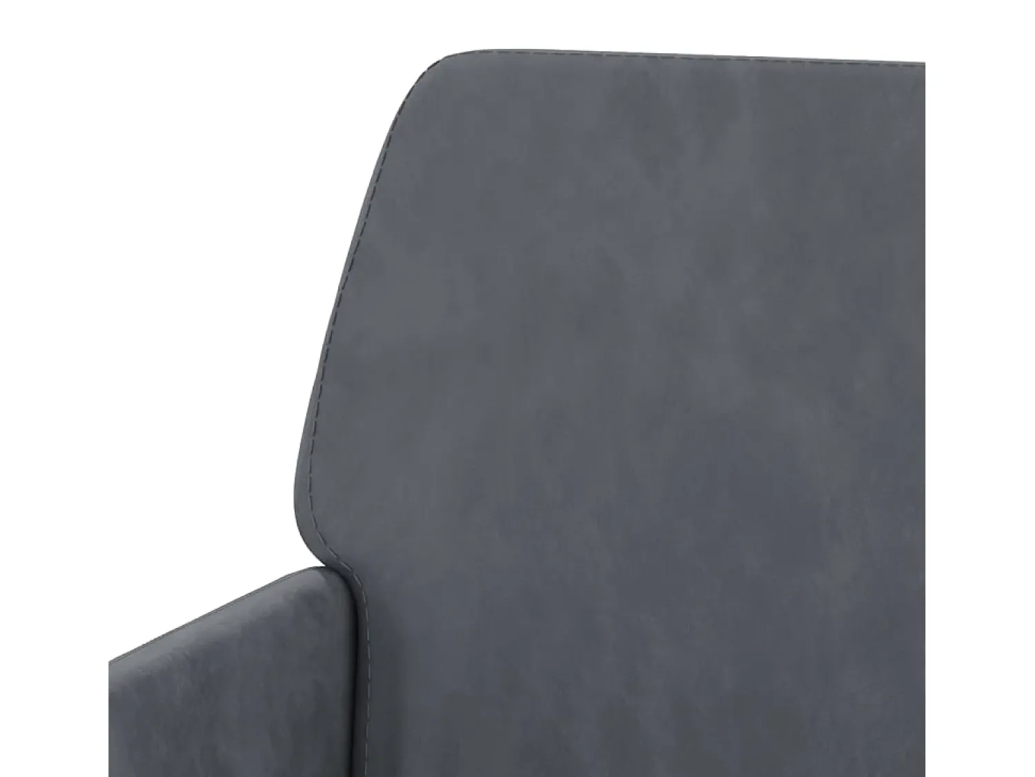 Poltrona|vidaxl Cadeira c/ apoio de braços 62x79x79 cm veludo -escuro Cinzento