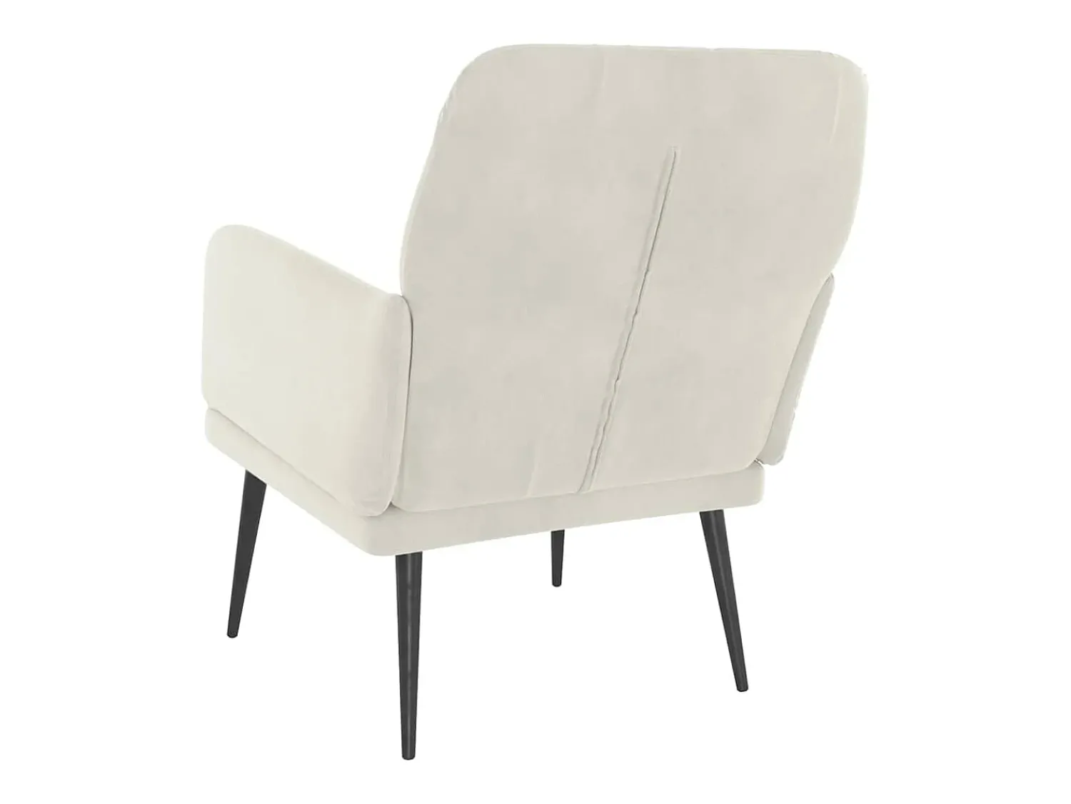 vidaxl Cadeira c/ apoio de braços 62x79x79 cm veludo cor^ Poltrona