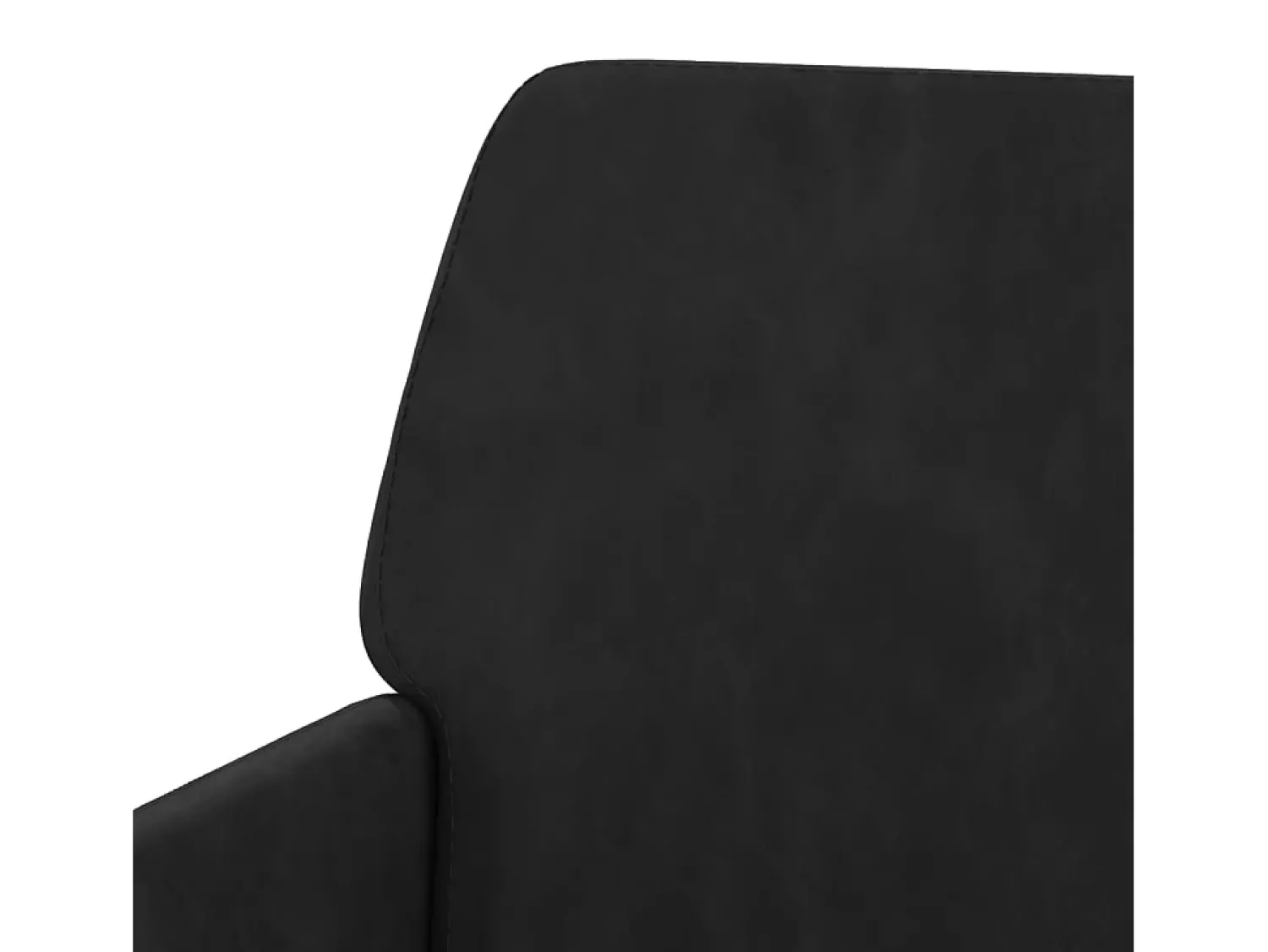 Discount vidaxl Cadeira c/ apoio de braços 62x79x79 cm veludo Preto