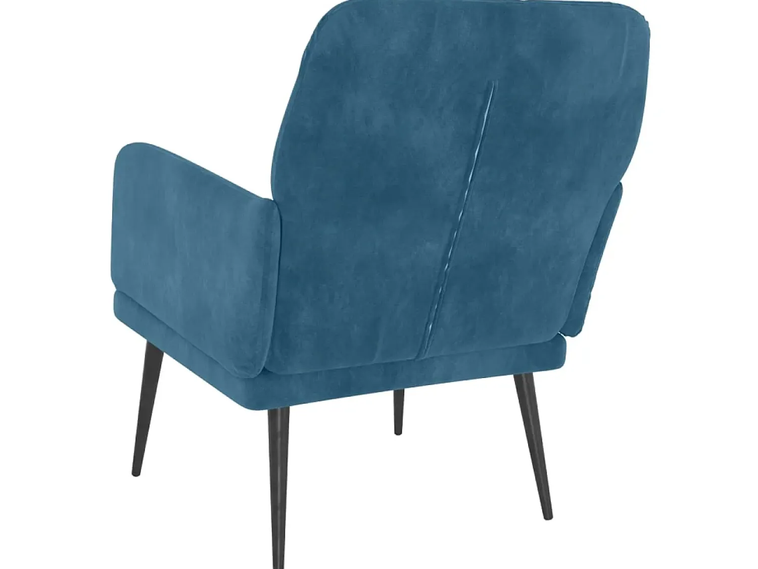 Best Cadeira c/ apoio de braços 62x79x79 cm veludo PT892613 Azul