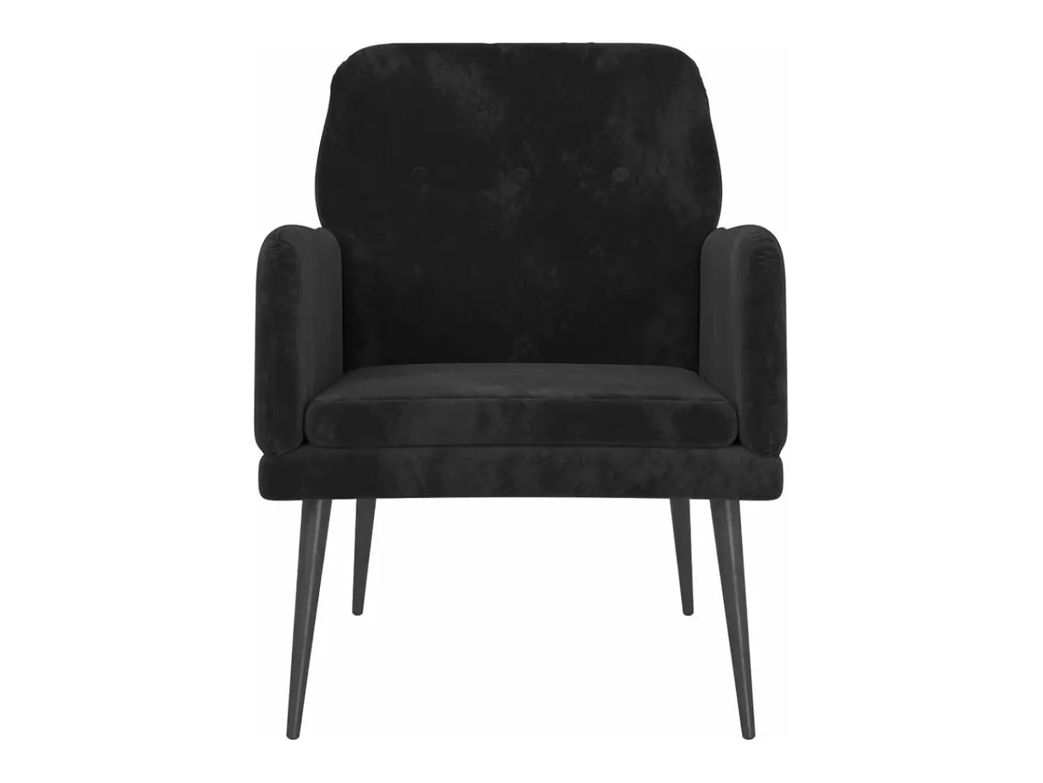 Online Cadeira c/ apoio de braços 62x79x79 cm veludo PT654304 Preto