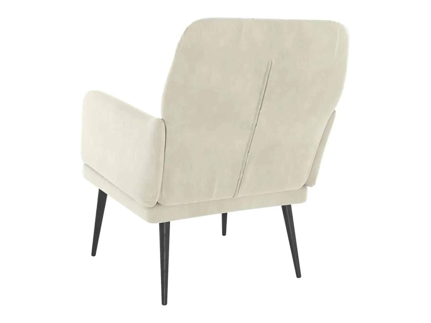 Cadeira c/ apoio de braços 62x79x79 cm veludo cor PT129697^ Poltrona
