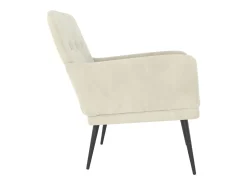 Cadeira c/ apoio de braços 62x79x79 cm veludo cor PT129697^ Poltrona